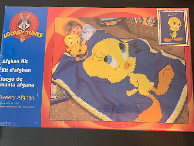 Looney Tunes Tweety Bird Crochet Afghan Kit